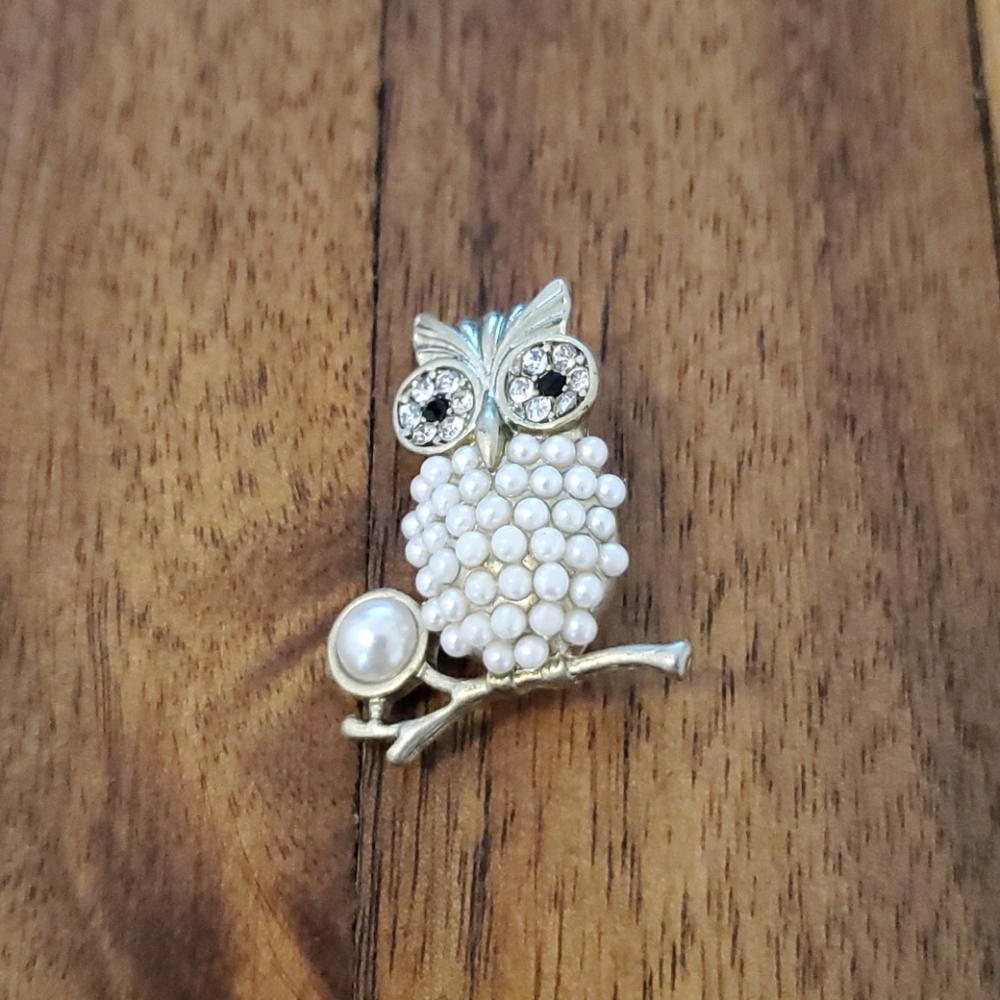 Owl brooch